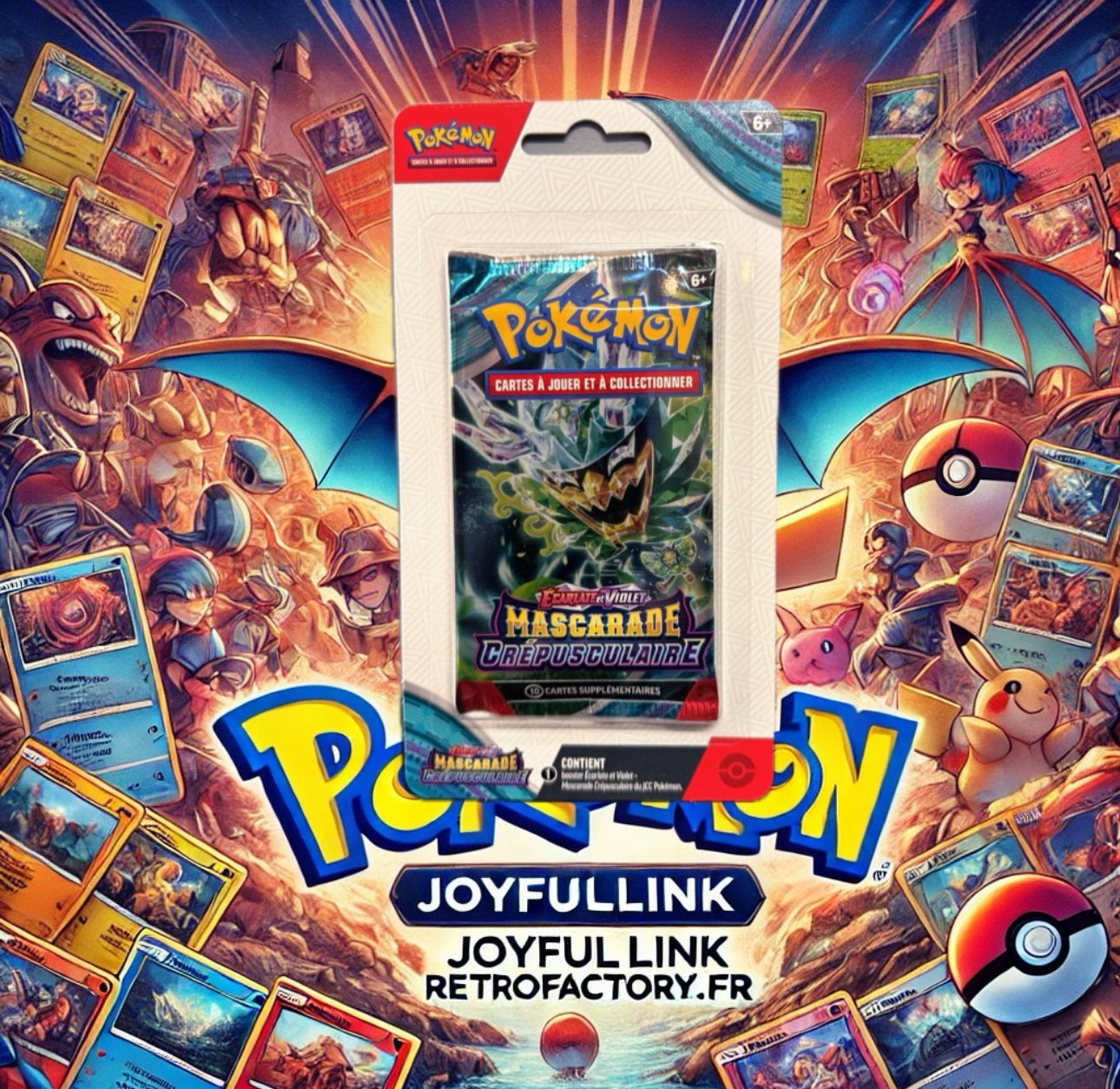 Blister – Pokémon Mascarade Crépusculaire EV06 – FR